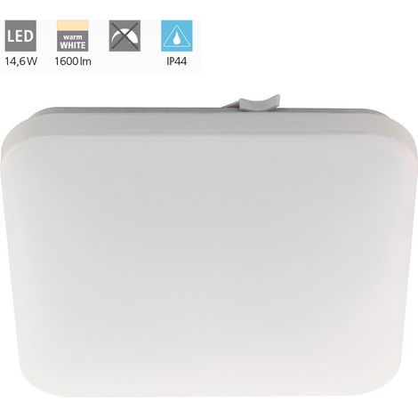 Plafoniera Moderna Frania Acciaio Bianco Luce Led Integrato 14,6W (1/5)
