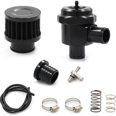 Retrofitted blow-off valve, turbocharger exhaust valve, air filter kit 16-23 Polaris RZR XPT (1/4)