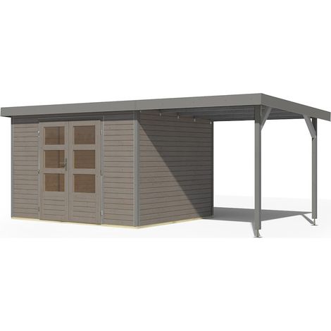 GH Jupiter 5 D wassergr. gralu 302x242x211cm m.Anbaudach 2,35
