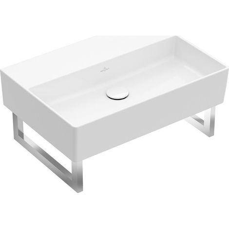 Memento 2.0, Lavabos muraux, 500 x 420 mm, Rectangulaire, pour robinetterie murale, sans troude robinetterie, sans trop-plein, Les modèles sans trop-plein doivent être équipés d'une bonde ne pouvant ê