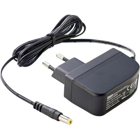 Dehner Elektronik SYS 1638-0612W2E Steckernetzteil, Festspannung 12 V/DC 0.5 A 6 W Stabilisiert