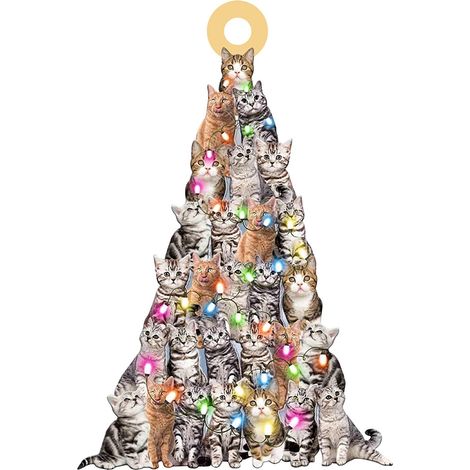 Adorno Navideño Forma Árbol De Pino - Colgante Para Espejo Retrovisor Coche - Decoración Navideña De Madera - 1 Unidad (1/5)