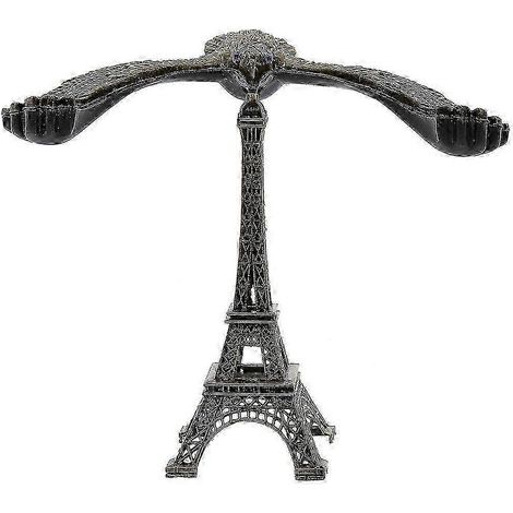 Table décorative en forme d'oiseau en équilibre, sculpture en alliage de la Tour Eiffel, café (1/5)