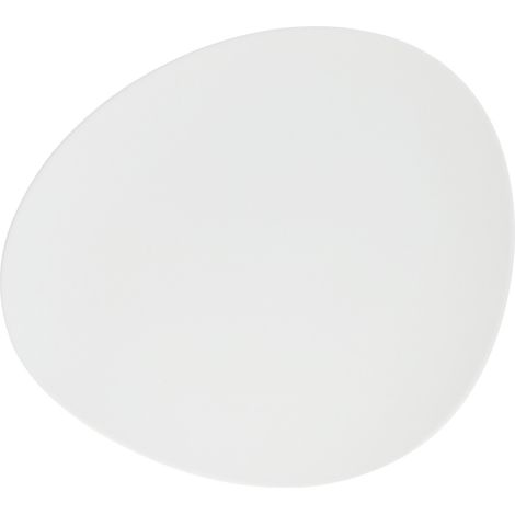 Dessertteller GALET, 23 cm, schwarz - Secret de Gourmet, Farbe:weiß (1/3)