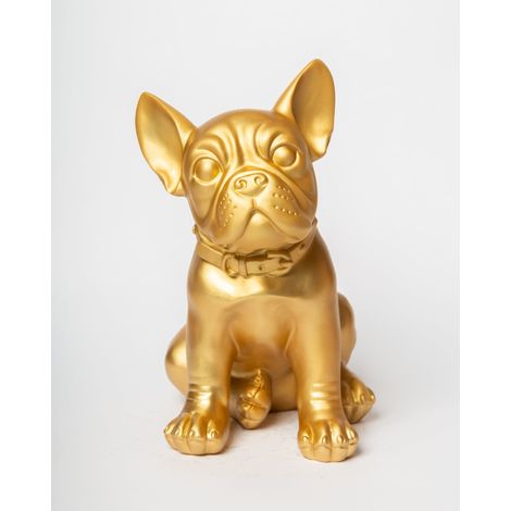 BLOGO Statua Bulldog Ruggiero H25cm Oro