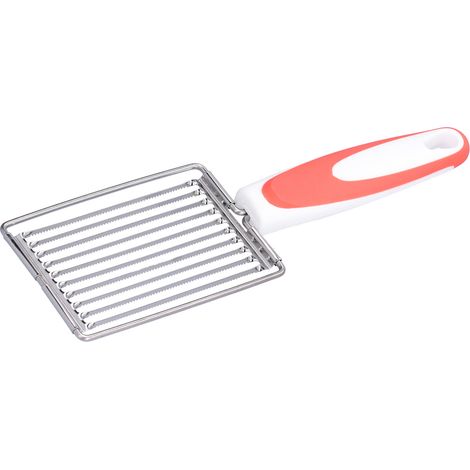 Couteau à trancher jambon, tomate et fruit, lame en acier inoxydable, manche antidérapant orange, découpe viande froide et légumes, outil de cuisine pratique. (1/5)
