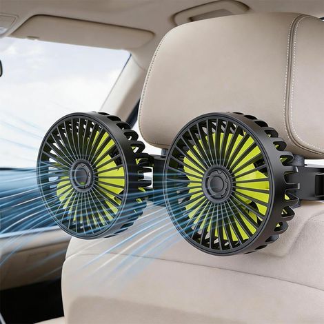 Ventilation, ventilation, ventilation, ventilation, 3 vitesses, rotation à 360°, fixation du dispositif, découpe du revêtement du véhicule (1/5)