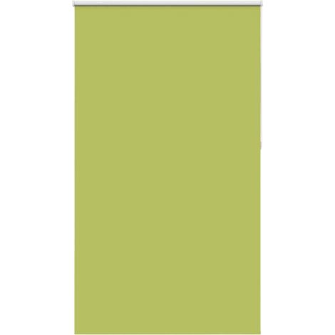 Verdunkelungsrollo Grün 130x230cm Stoffbreite 126,6cm Polyester