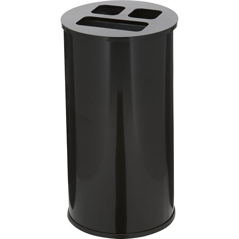 Probbax, Poubelle avec tri à 3 casiers, capacité 60 l, hauteur (1/4)