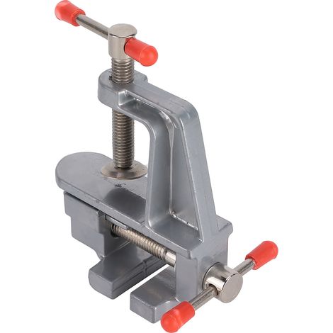 Mini étau d'établi, ouverture de mâchoire de 2,8 cm (1,1 po), serrage de table pour le meulage, le perçage et la sculpture, le bricolage (1/5)