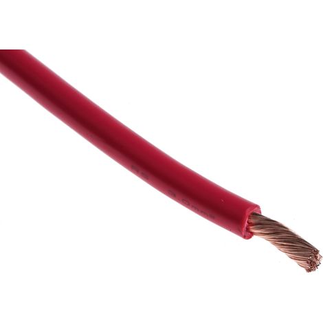 Fil automobile Fil de câblage/Monoconducteur, Rouge, 3 mm², -40  +100 °C, 600 V, 30m ( Prix pour Bobine de 30 Mètres ) (1/3)