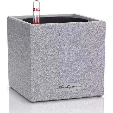 LECHUZA VASO CANTO STONE 14X14X14 GRIGIO