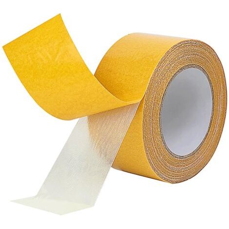 Ruban adhésif double face pour montage très résistant, 5 cm x 20 m, ruban adhésif double face pour tissu, sans résidus, pour la maison et le bureau (1/5)