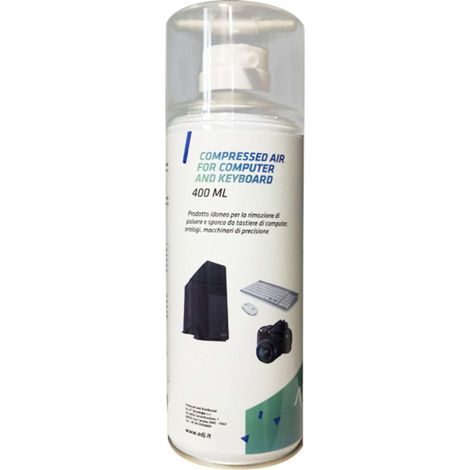 100-00023 Bomboletta ad Aria Compressa 400ml Potente Soffio d'Aria Kit per la Pulizia