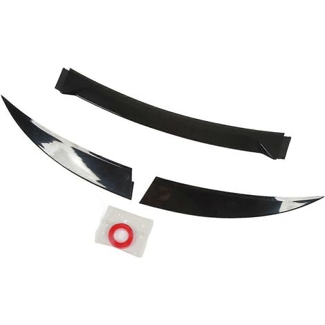 Aileron arrière, noir brillant, becquet de hayon, garniture de hayon, pièce détachée pour Tesla (1/5)