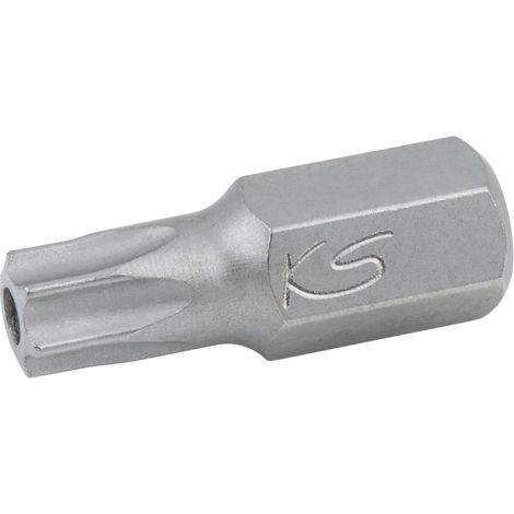 KS Tools - Embout de vissage TORX® percé, L.30 mm - A 10 mm - T40 - 930.2140