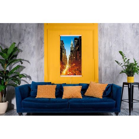 Trio Infrarot-Heizpaneel schwarz 100 x 57 cm