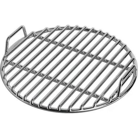 Runder Grillrost aus Gusseisen, 40 cm Durchmesser, gerades Stabdesign, multifunktional, ideal für Picknicks. (1/5)