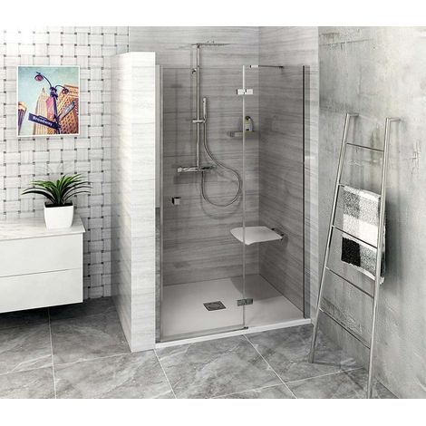 Polysan Fortis Line - Duschtür 120 cm, rechts, Chrom/Klarglas FL1412R