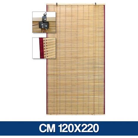 ARELLA TENDA IN BAMBU STUOIA OMBREGGIANTE CARRUCOLA DA ESTERNO FINESTRE 28945V CM 120X220 (28947) (1/3)