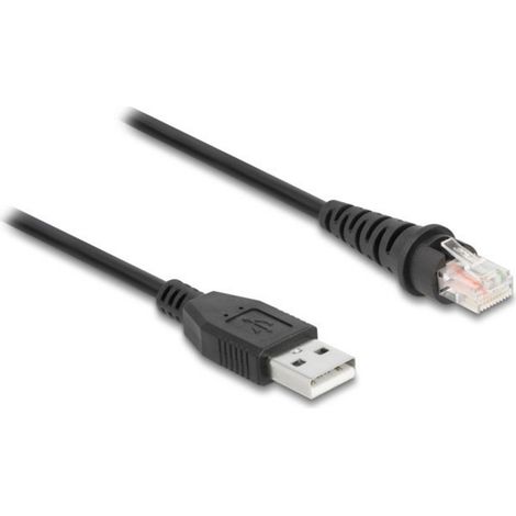 DeLOCK Delock RJ50 zu USB 2.0 Typ-A Barcodescanner Kabel 2 m (90611)