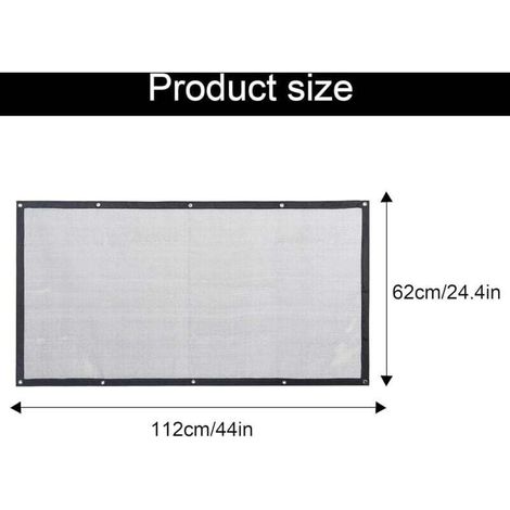 Filet de Barrière pour Voiture pour Chien, Barrière pour Filet de Voiture pour Animaux de Compagnie Siège Arrière avec Corde de Réglable et Crochet pour la Plupart des Voitures,115cm x 62cm