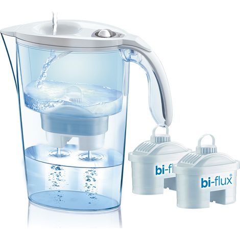 Filterkanne weiß j31-cc 2,3 l + 2 Filter biflux