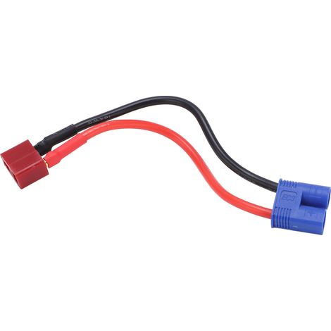Câble de connexion souple en silicone T Head femelle-mâle EC3, 12,7 cm pour modèles RC voiture, avion, bateau (1/5)