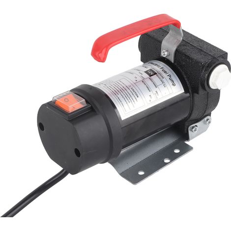 Tragbare, selbstansaugende Kraftstoff-/Dieselpumpe (12 V, 40 l/min), Ölförderpumpe, G3/4-Anschluss für 1-Zoll-Schlauch (1/5)