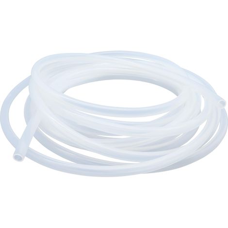 Tuyau en silicone 8 mm ID x 12 mm OD 5 mètres de long, tuyaux de qualité alimentaire Tuyau flexible transparent eau air pour pompe de transfert (1/5)
