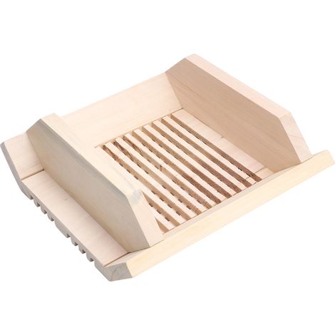 Lampe d'angle en bois pour sauna, abat-jour carré, accessoire de cabine de sauna (1/4)