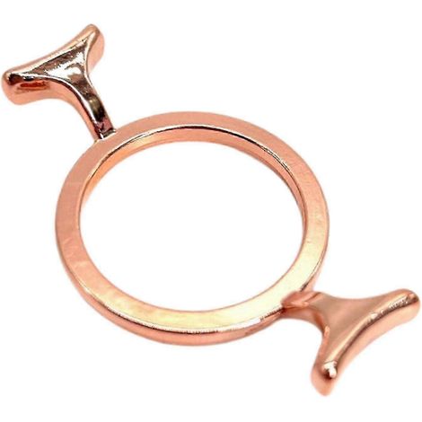 Moule à cire rond en métal rose, idéal pour la décoration artisanale, les cadeaux d'anniversaire et les invitations de mariage à faire soi-même. (1/5)