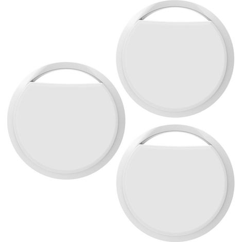 Traceur Bluetooth, localisateur d'animaux, pour bagages, clés, portefeuille, compatible avec Google Find My (Android uniquement), blanc, 3 paquet (1/5)