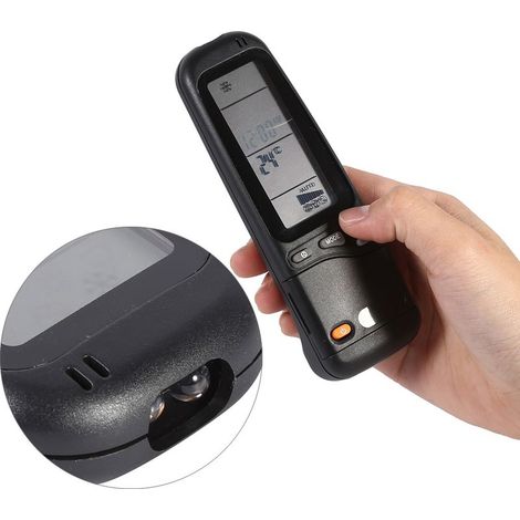 Elegante telecomando compatibile Liangyu RC-3 – Universale – Sostituzione-aria condizionata – Design moderno – Impostazioni complete (1/5)