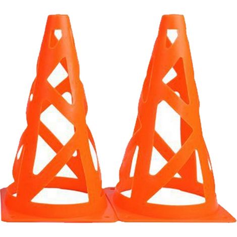 Cônes d'entraînement creux pour football, patinage et sports extérieurs (orange) (1/3)
