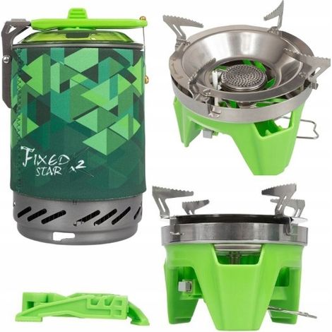Fornello da campeggio Fire-Maple FMS-X2, verde
