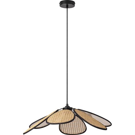 Decor Rattan Daisy Pendant 580 E27 Brown (1/5)