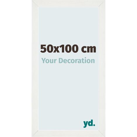 yd. - Cadre photo 50x100 - Blanc Patine - MDF - Mura (1/5)