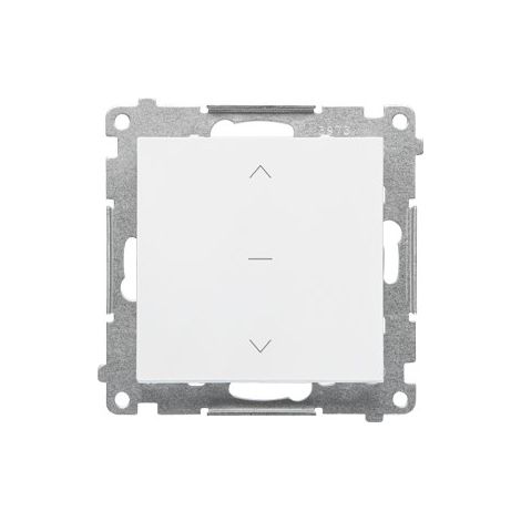 Botón de persiana enrollable (módulo) 10 A, 250 V, conectores rápidos: Blanco mate, SIMON55