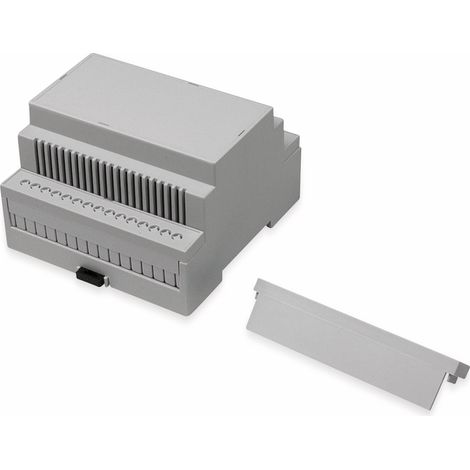 AXXATRONIC Hutschienengehäuse, CamdenBoss CNMB-5-KIT, 5TE, Lüftungsschlitze