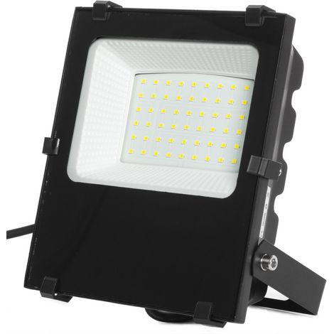 LED-Flutlicht 30W 4500Lm 4200ºK IP65 Dimmbar 100.000H [1916-NS-HVFL30W-FW] (1/3)