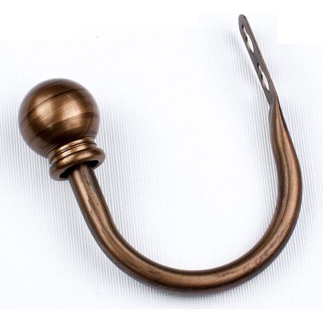 MINKUROW 1 Par De Ganchos De Metal Para Cortinas En Forma De U Con Tornillos Y Tubo De Expansión, Gancho Para Sujetar Cortinas, Fácil De Usar Para Cortinas, Dormitorio, Oficina, Sala De Estar, Decorac (1/2)