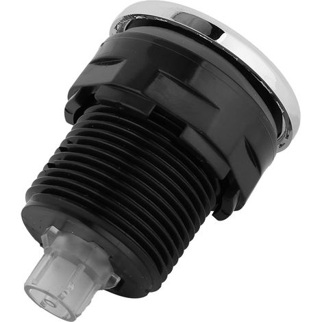 Ortviai Interrupteur pneumatique étanche pour broyeur de déchets – ABS alimentaire, chromé brillant, 4,5 x 4,5 x 6,5 cm (1/3)