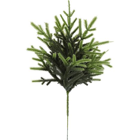 Branche d'arbre artificielle en plastique, choix de verdure pour guirlande de nol, décoration de jardin de maison, 31x18cm (1/5)