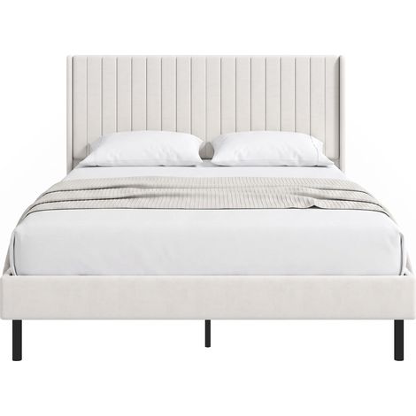 Cabecero, regulable, 207 x 148 x 112 cm, beige (1/5)