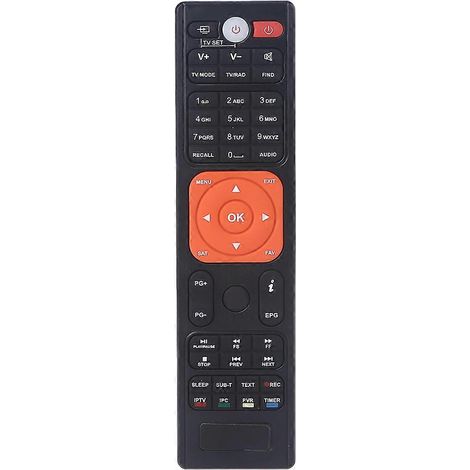 Télécommande infrarouge de remplacement pour décodeur Smart TV V8 NO VA/V8 PRO2/V8X/V8 UHD/V9 SUPER (1/5)