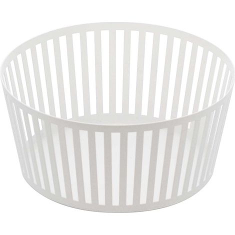 Yamazaki Tower cesta para frutas metal blanco diseño moderno
