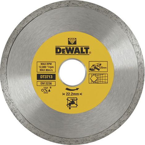 Disco de diamante, 125 x 22.2 mm  DeWalt DT3713-QZ