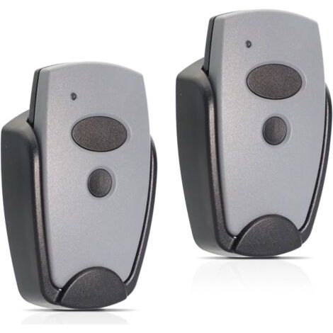 Lot de 2 télécommandes pour ouvre-porte de garage Marantec 868,3 MHz, 2 canaux, compatible avec Marantec Digital 302 384 304 313 321 323 131 (1/5)