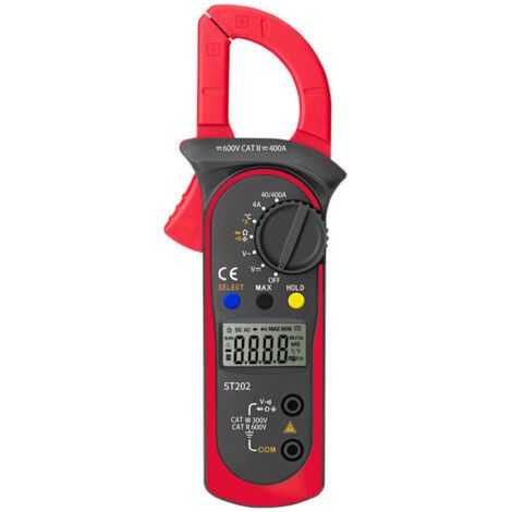 Pince Ampèremétrique Numérique, Multimètre de Mesure Automatique et Voltmètre, Mesure Testeur de Tension, Courant Alternatif, Résist (1/3)